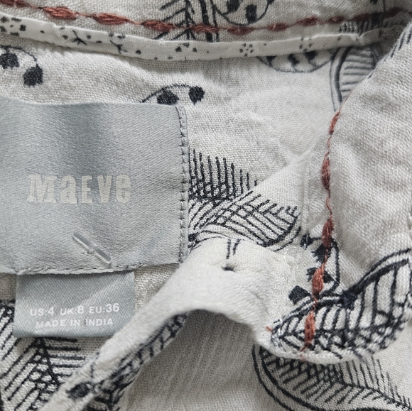 ANTHROPOLOGIE Leaf Blouse - Picture 8 of 9